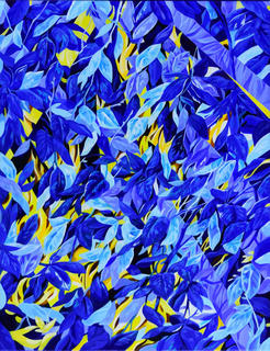 박태훈 Park TaeHoon, artwork, Blue leaf, 2020